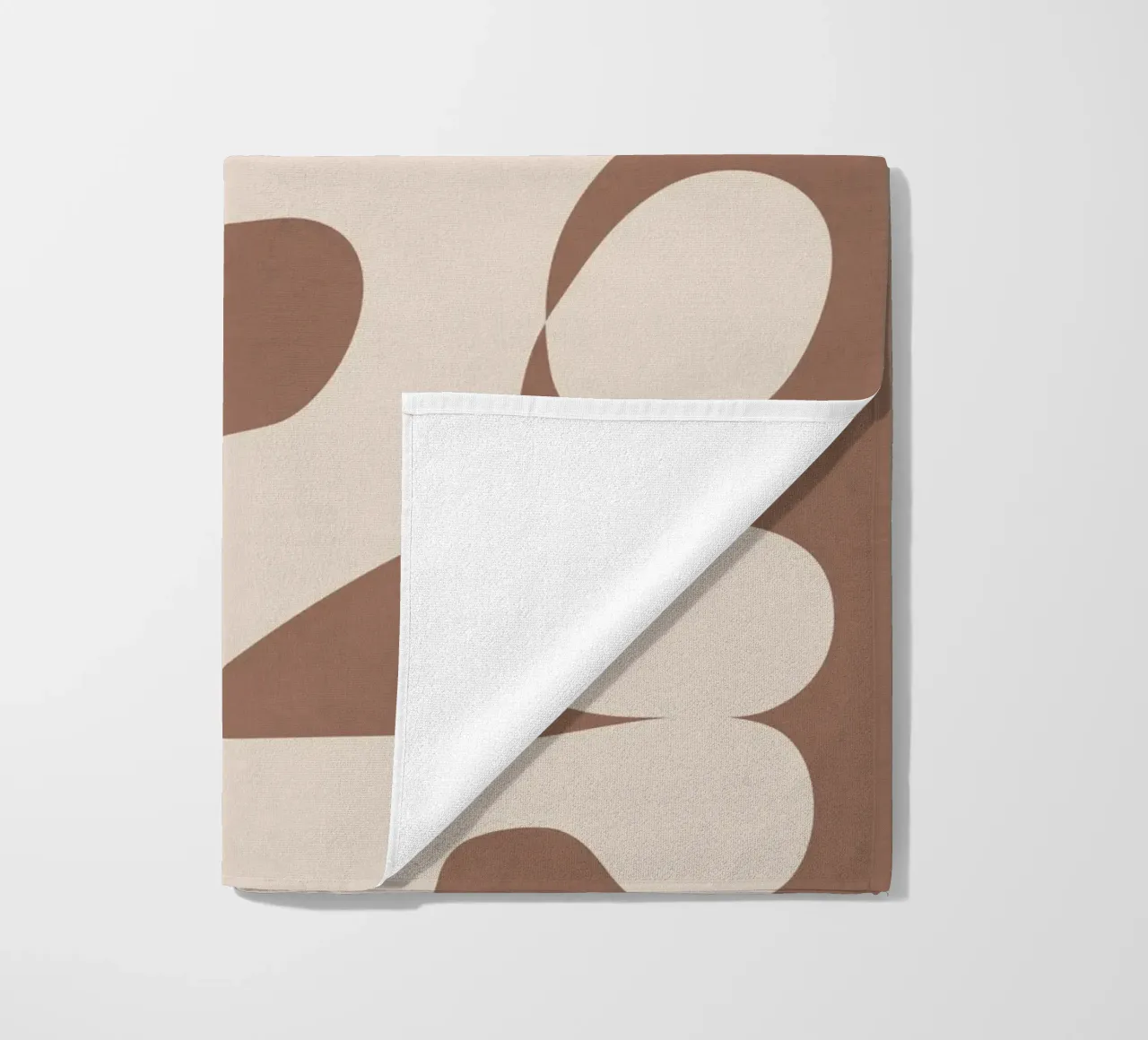 Mocha Modern Abstract 3 telo mare da Nadjaa