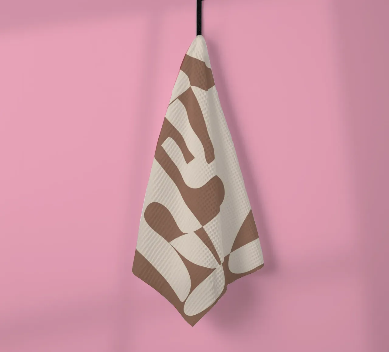 Mocha Modern Abstract 3 canovaccio da cucina da Nadjaa