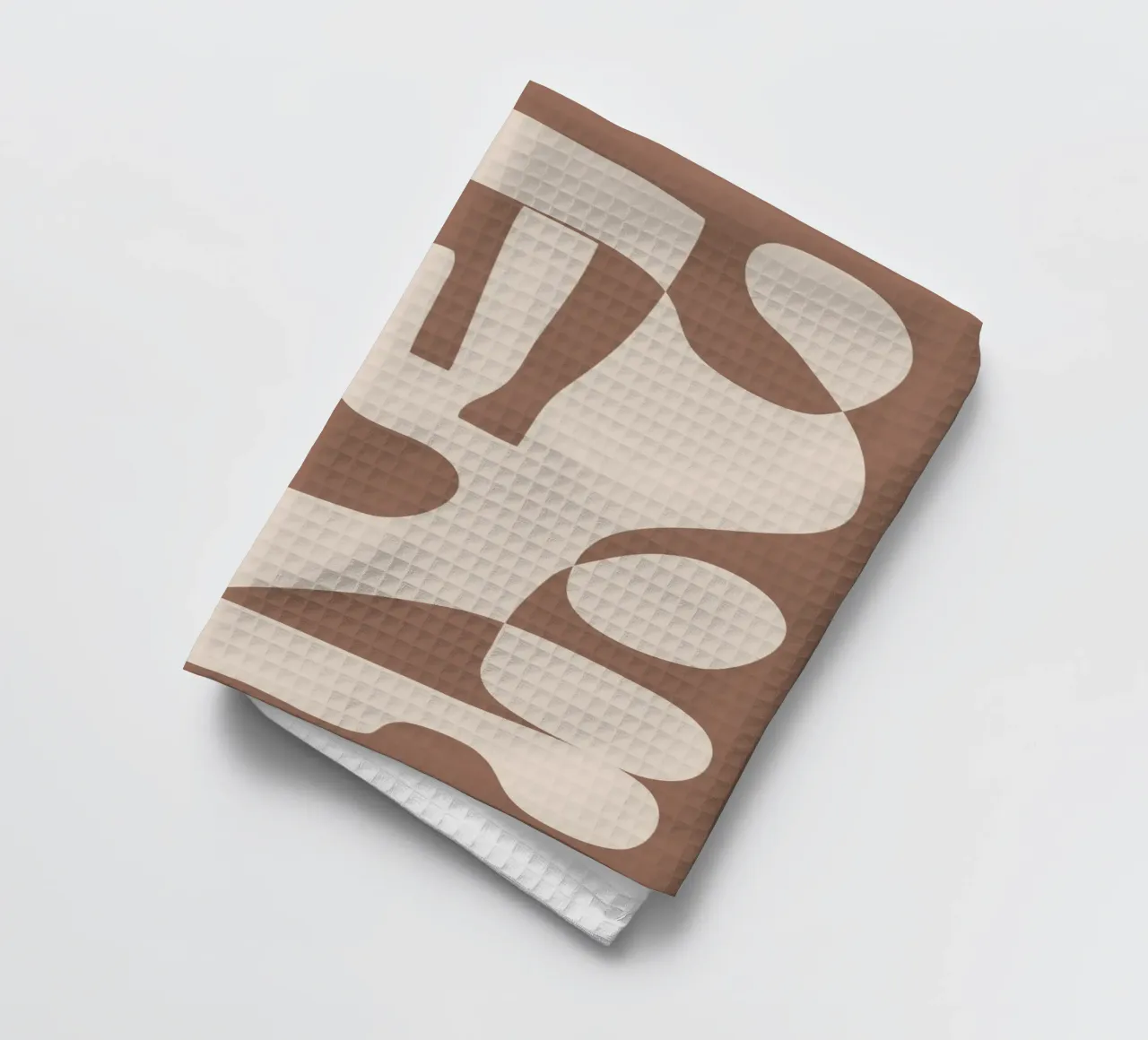 Mocha Modern Abstract 3 canovaccio da cucina da Nadjaa