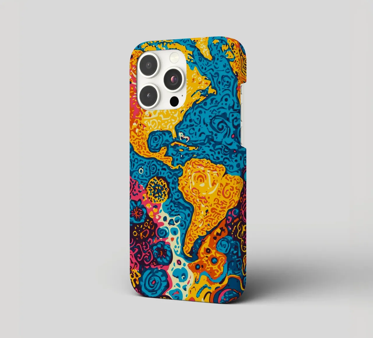 Planet Pattern - Una fusione di arte africana e graffiti cover iphone da Abstract and Patterns