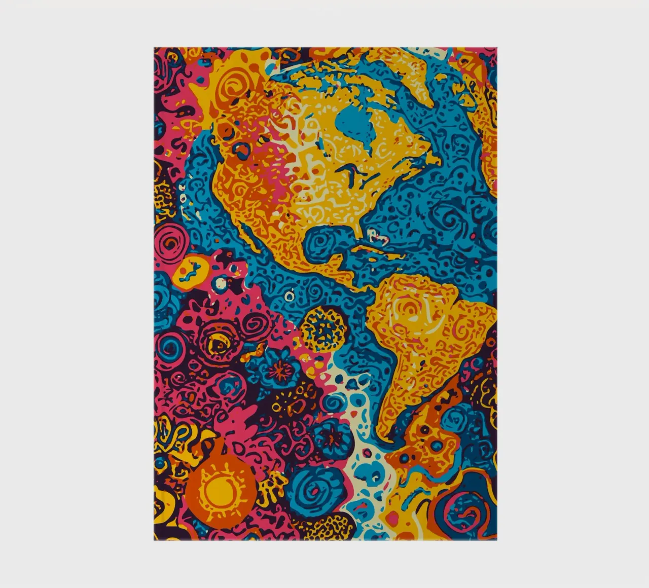 Planet Pattern - Una fusione di arte africana e graffiti diario da Abstract and Patterns