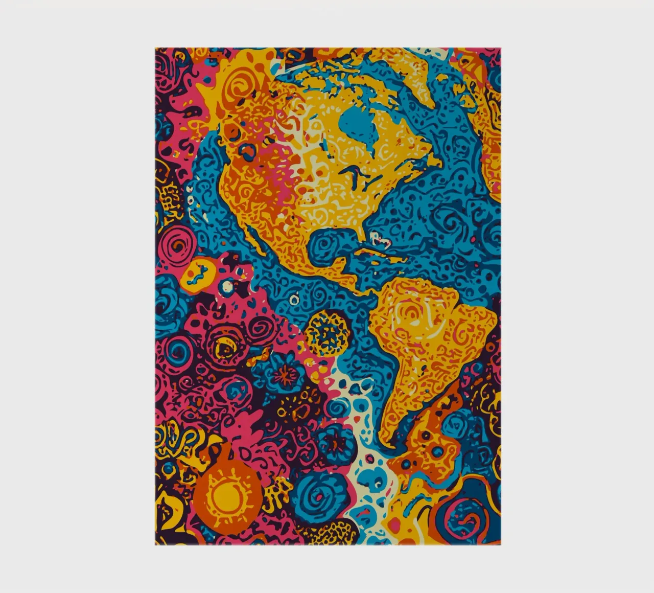 Planet Pattern - Una fusione di arte africana e graffiti diario da Abstract and Patterns