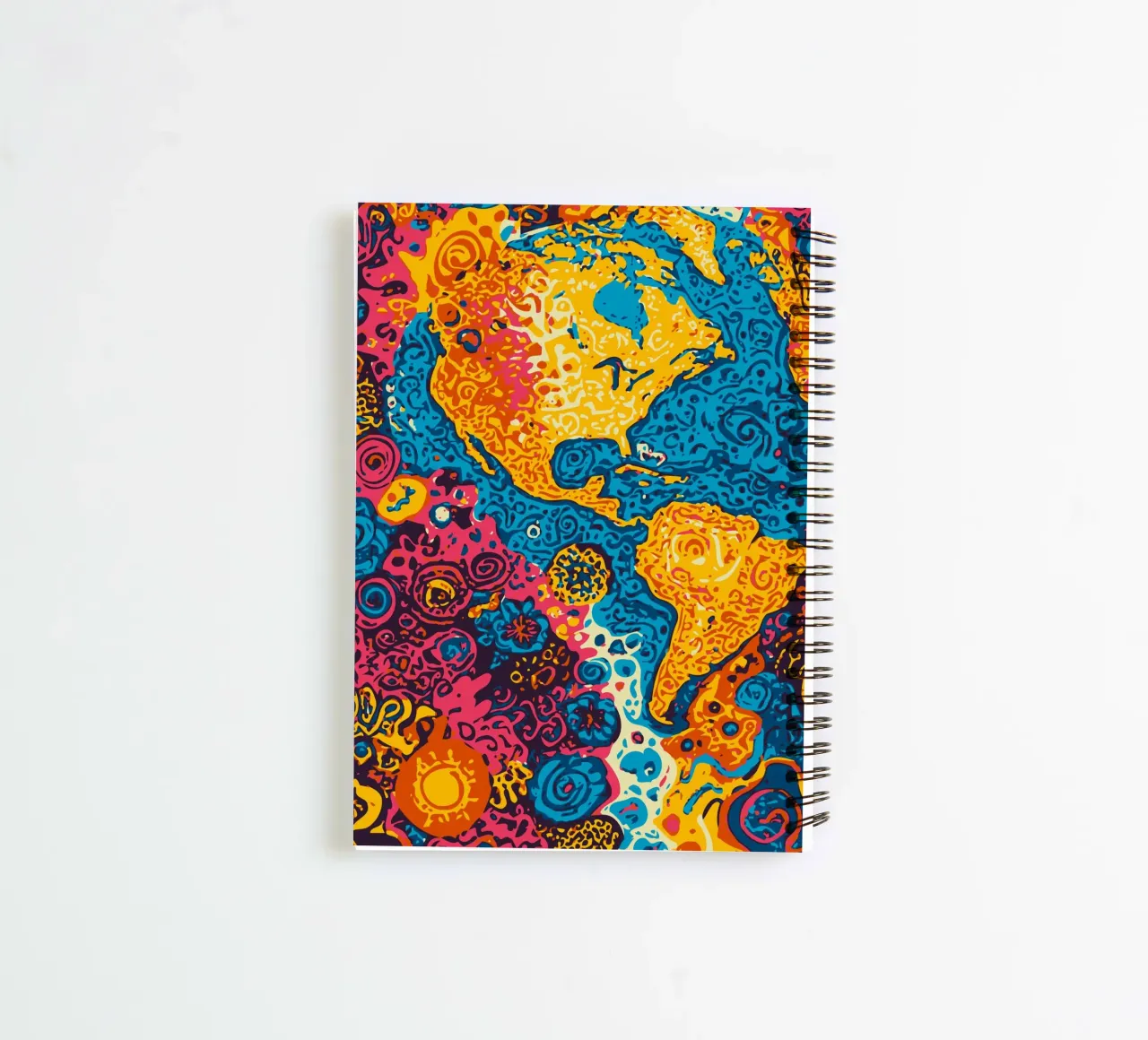 Planet Pattern – A Fusion of African Art and Graffiti spiral notebook by Abstract and Patterns