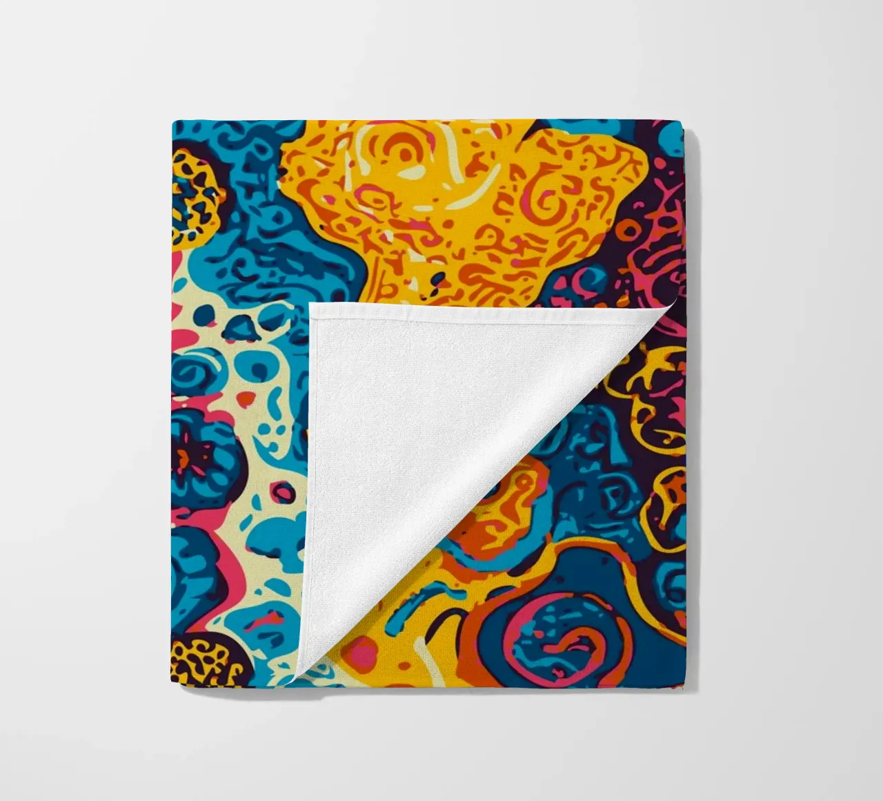 Planet Pattern - Una fusione di arte africana e graffiti telo mare da Abstract and Patterns