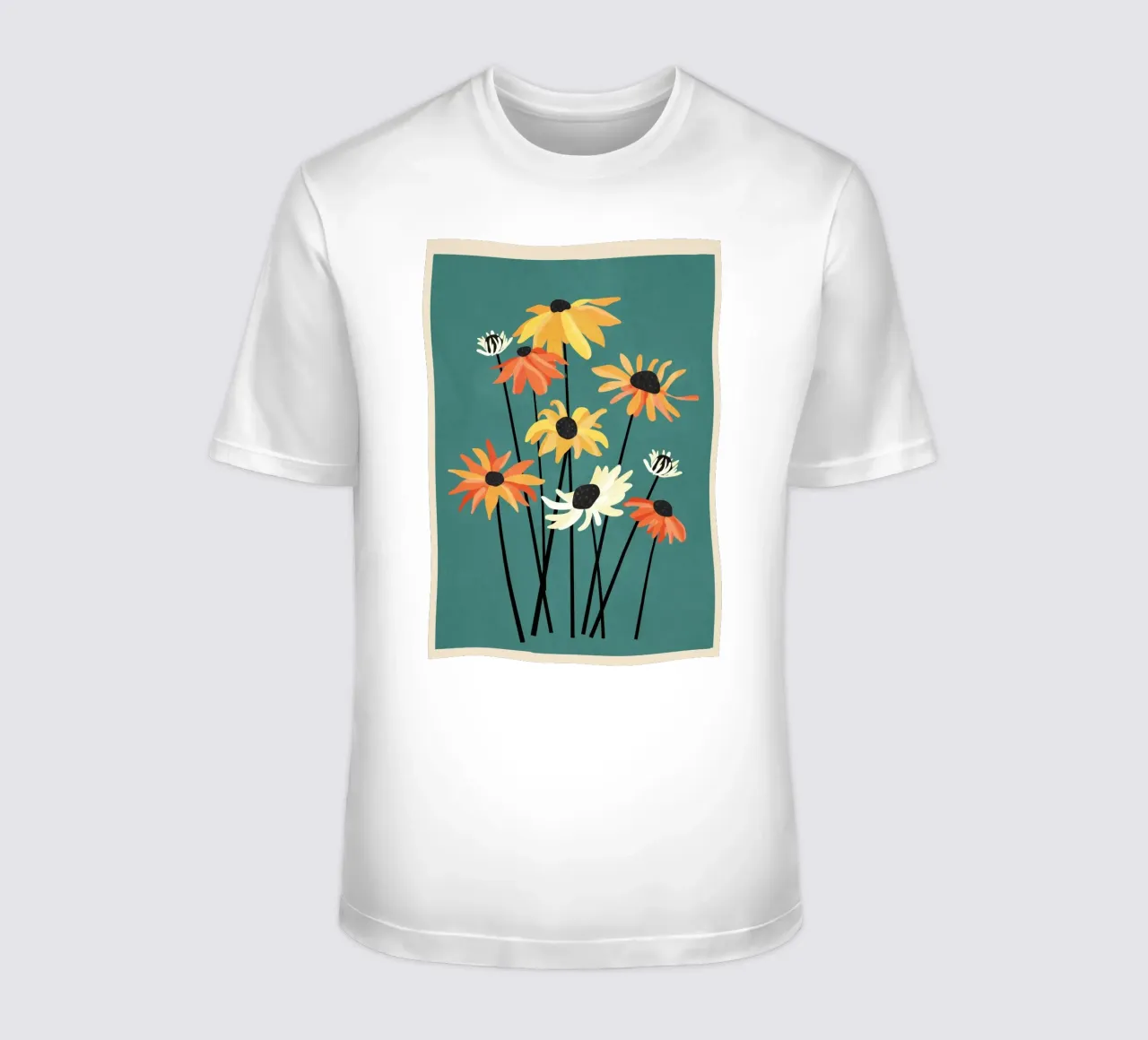 Abstract Flower Garden t-shirt da Nadjaa