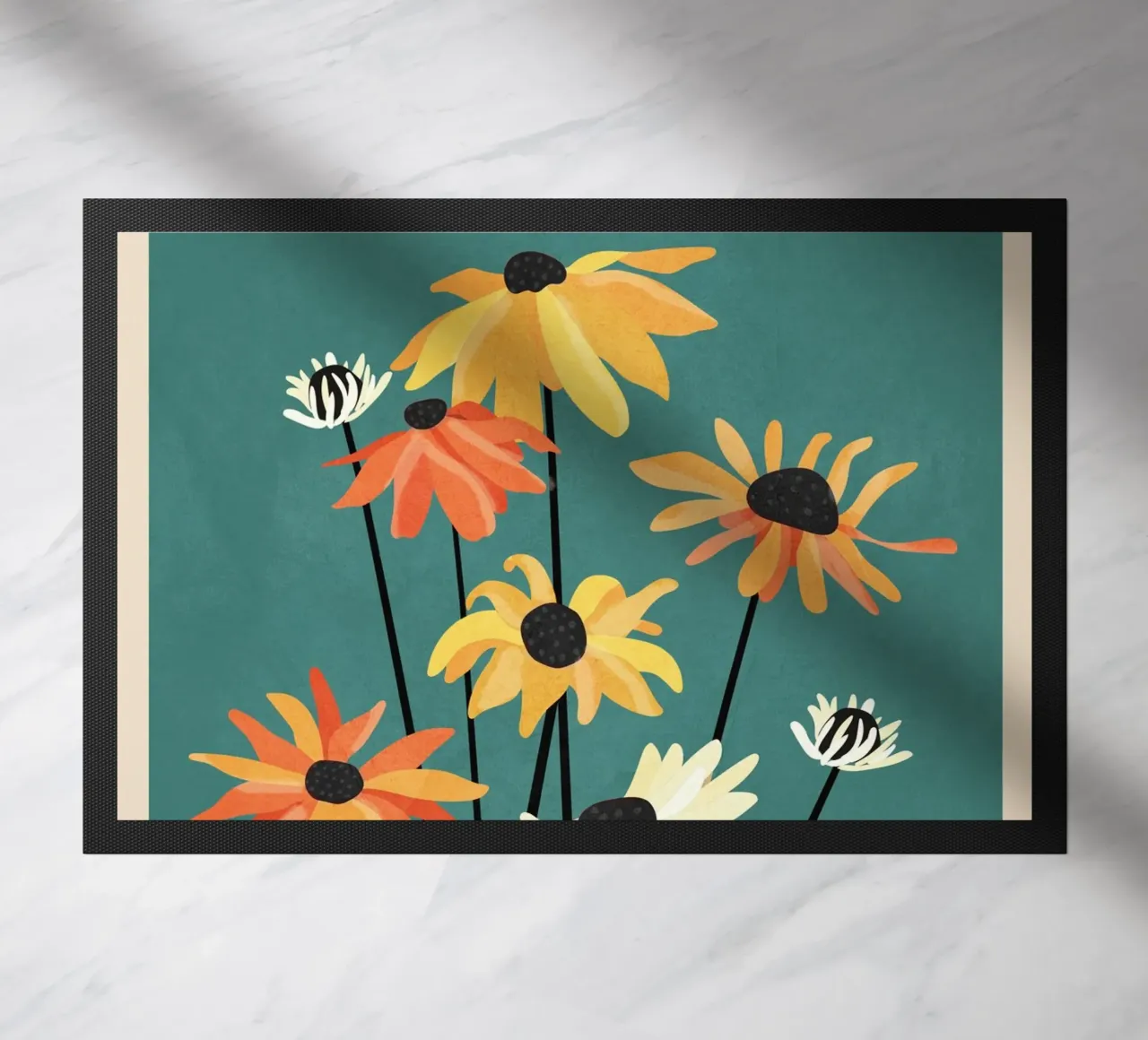 Abstract Flower Garden zerbino da Nadjaa