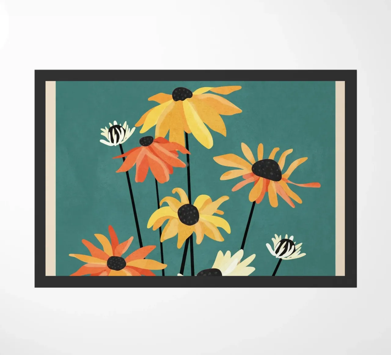 Abstract Flower Garden zerbino da Nadjaa