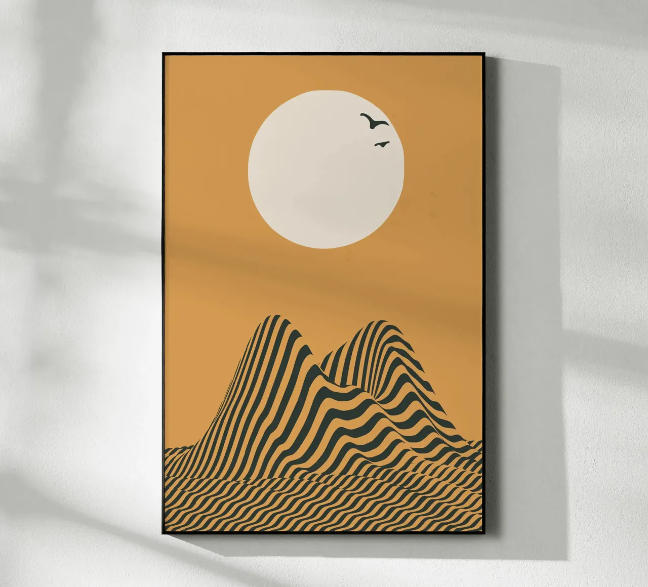 Dune jaune 03 plexiglas de Little Dean