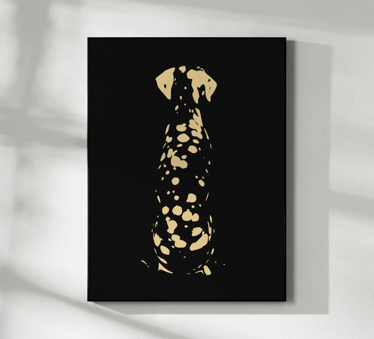 Dalmata d'oro 03 plexiglass da Little Dean