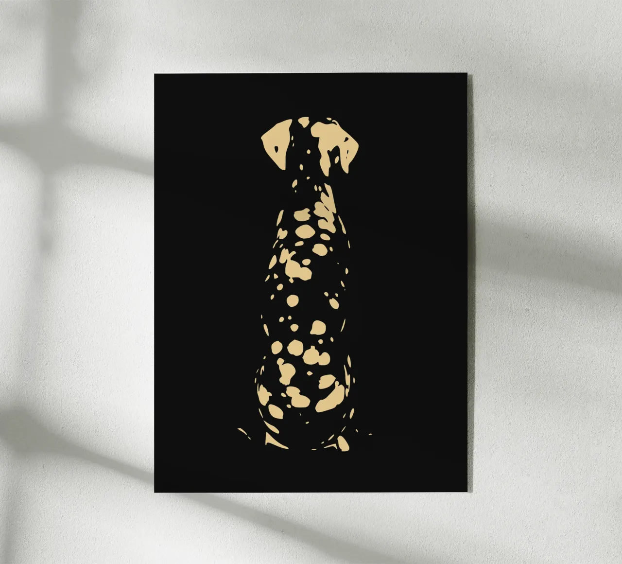 Dalmata d'oro 03 plexiglass da Little Dean