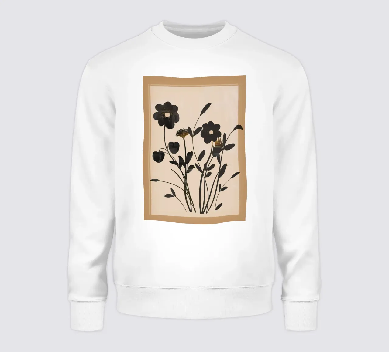 Abstract Art Minimal Flowers 1 sudadera de Nadjaa