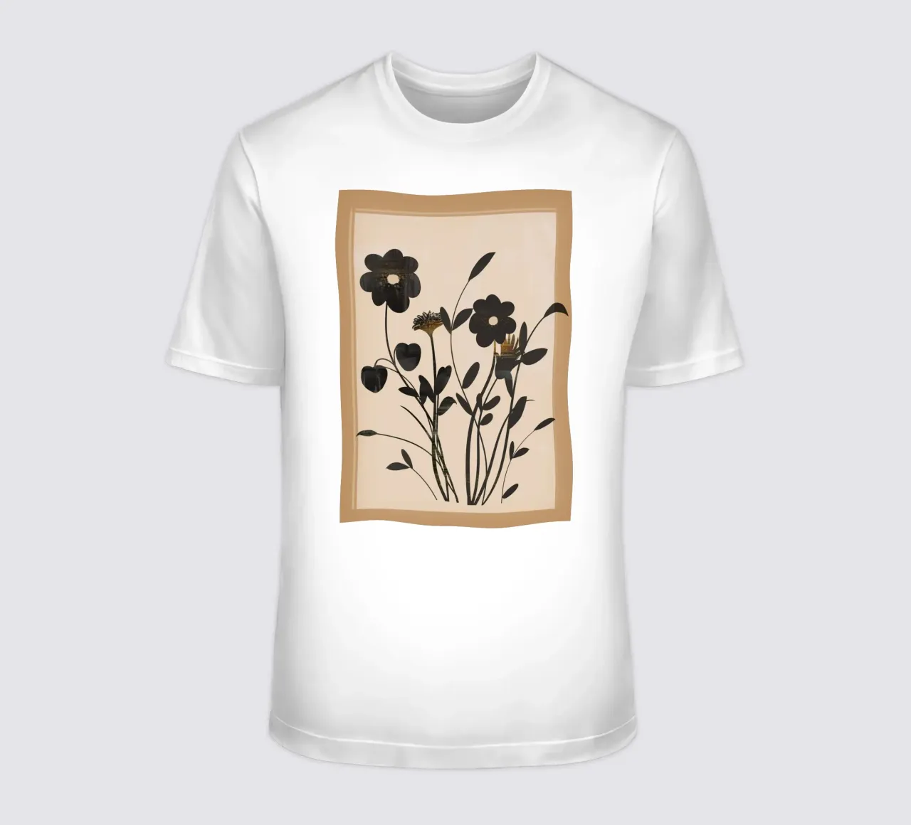 Abstract Art Minimal Flowers 1 t-shirt da Nadjaa