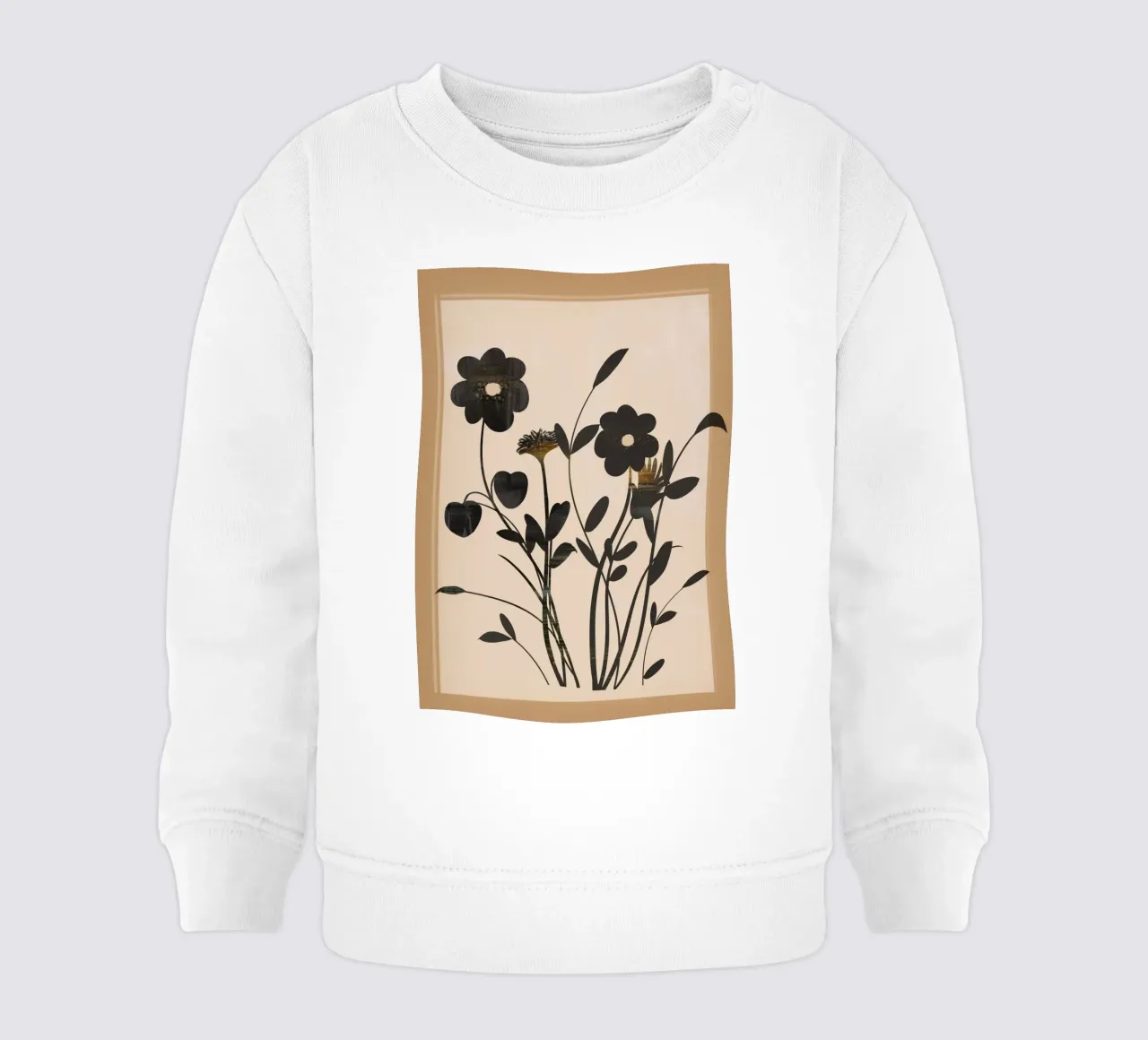Abstract Art Minimal Flowers 1 felpa neonato da Nadjaa