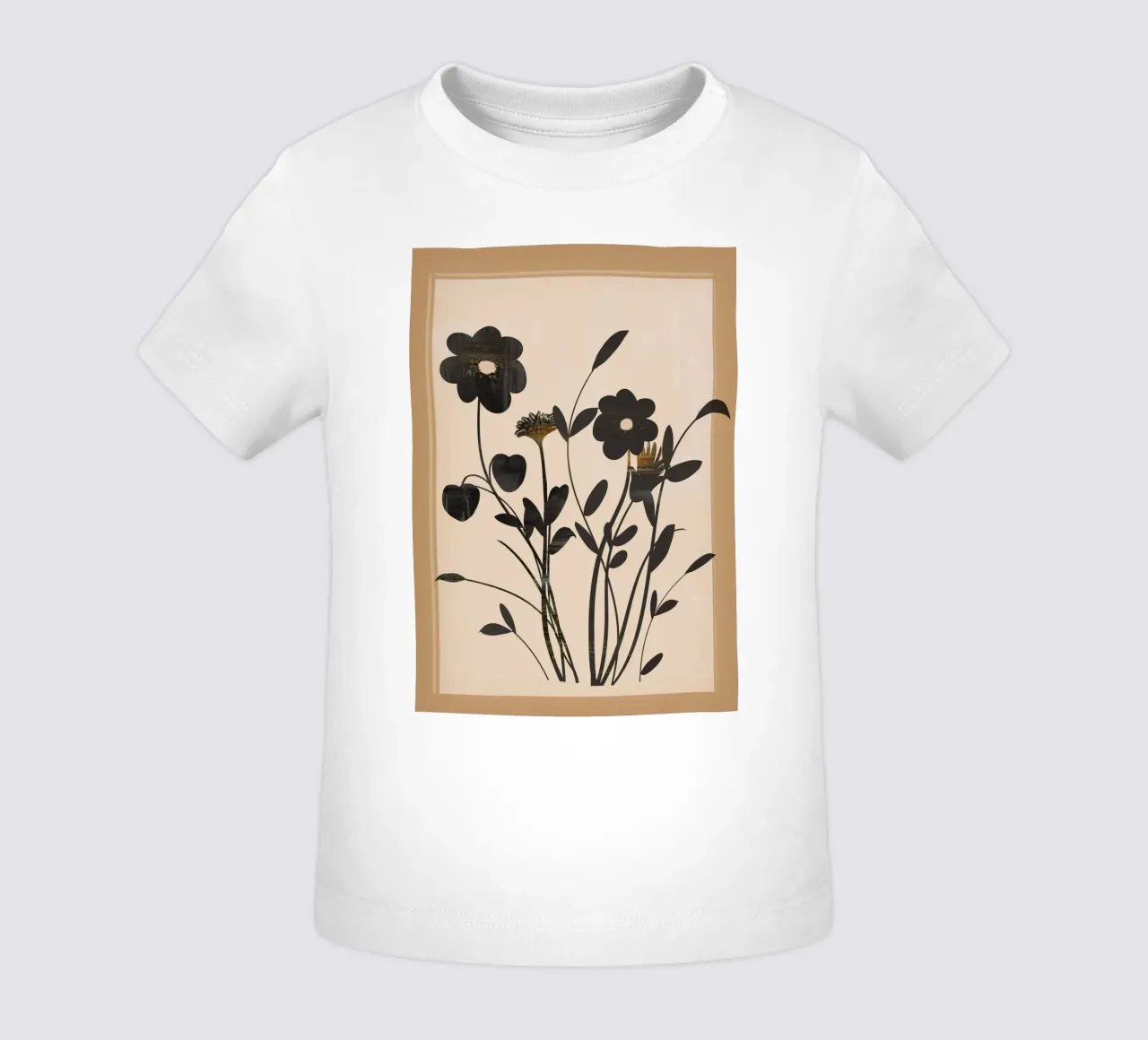 Abstract Art Minimal Flowers 1 maglietta neonato da Nadjaa