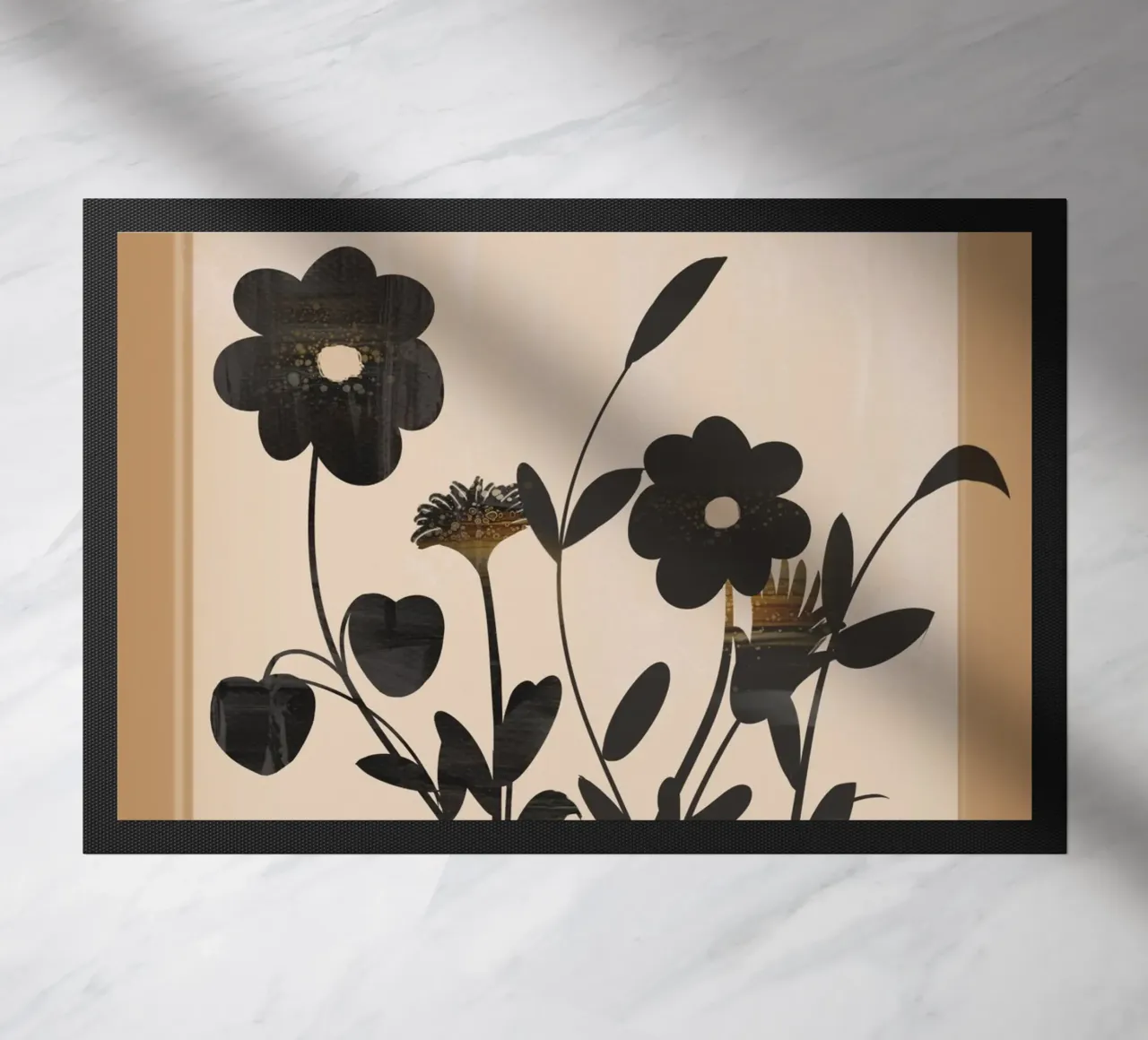 Abstract Art Minimal Flowers 1 zerbino da Nadjaa