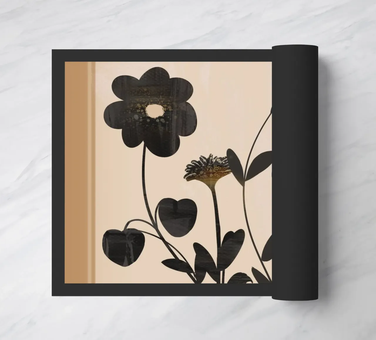 Abstract Art Minimal Flowers 1 zerbino da Nadjaa