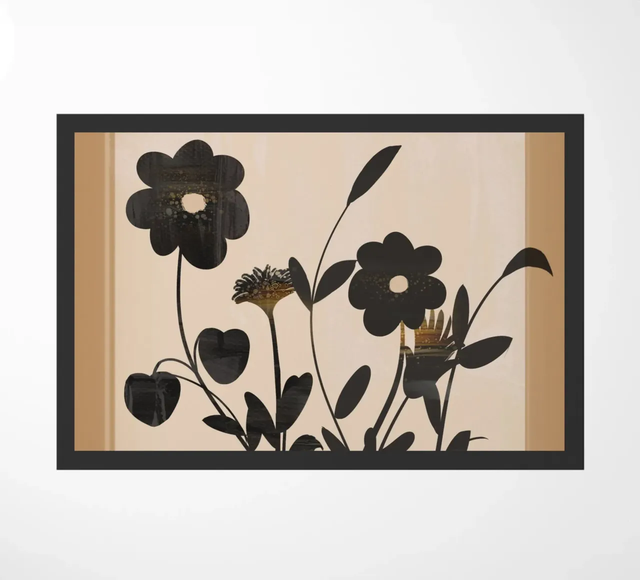 Abstract Art Minimal Flowers 1 zerbino da Nadjaa