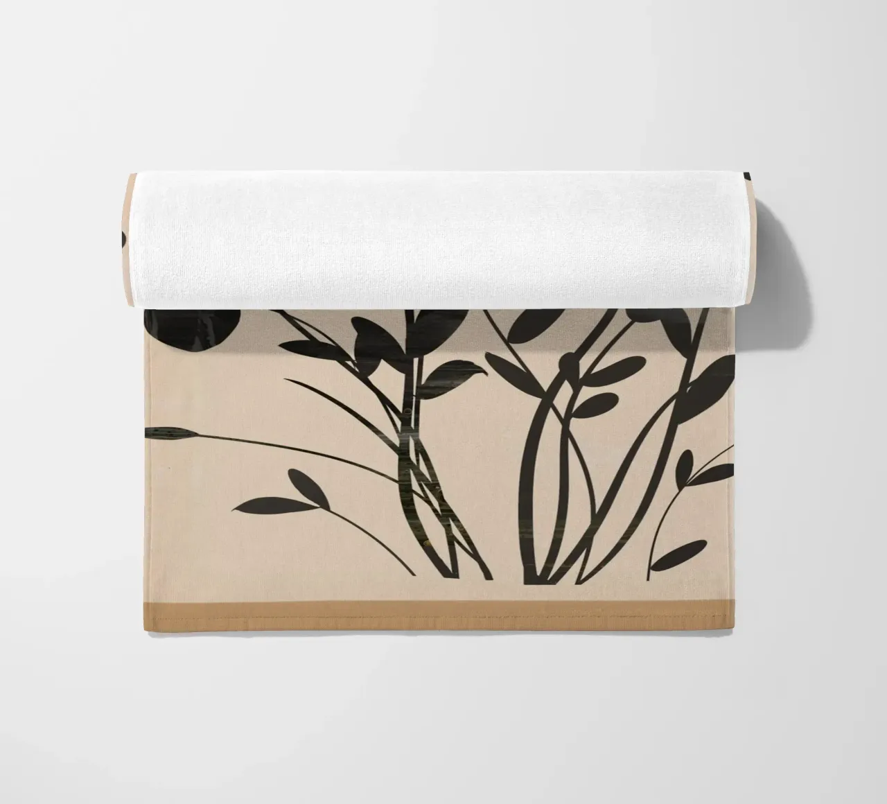 Abstract Art Minimal Flowers 1 telo mare da Nadjaa