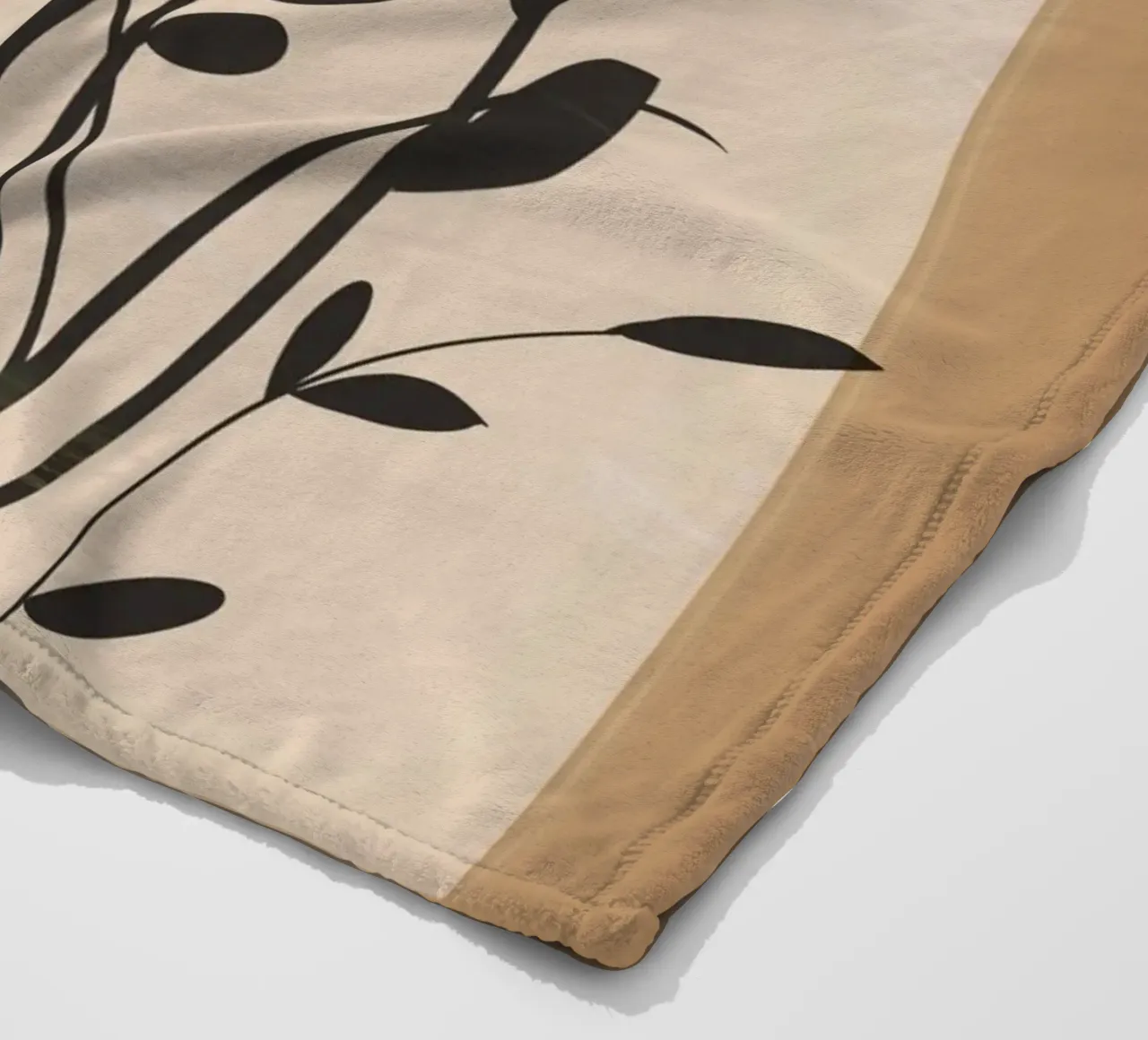 Abstract Art Minimal Flowers 1 coperta in pile da Nadjaa