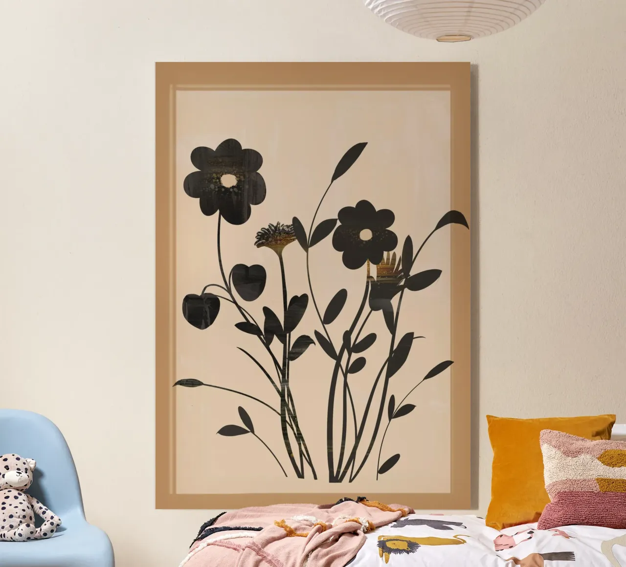 Abstract Art Minimal Flowers 1 plexiglass da Nadjaa