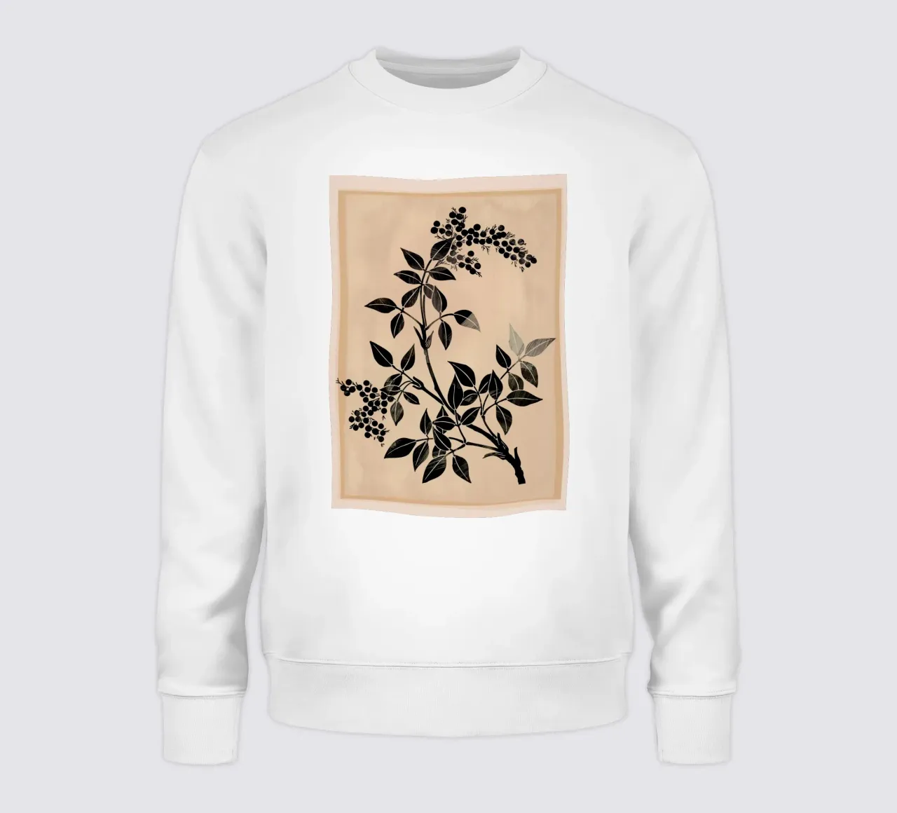 Abstract Art Minimal Plant 5 felpa da Nadjaa