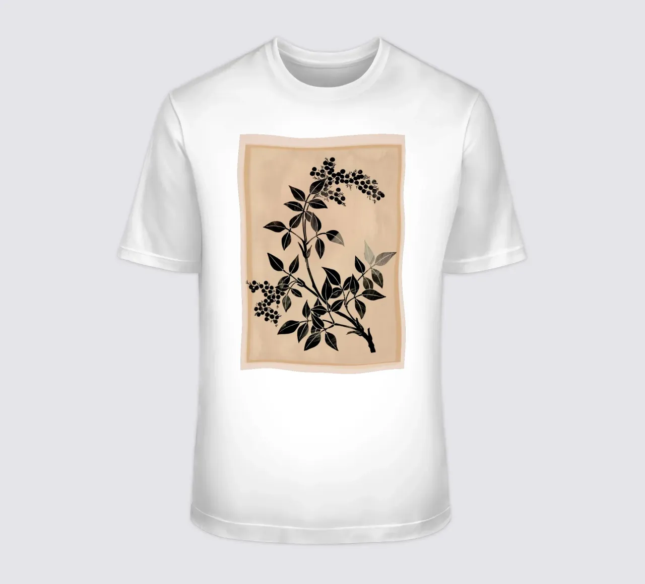 Abstract Art Minimal Plant 5 t-shirt da Nadjaa
