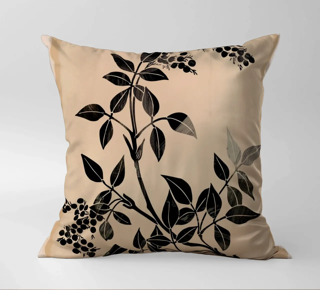 Abstract Art Minimal Plant 5 cuscino da Nadjaa