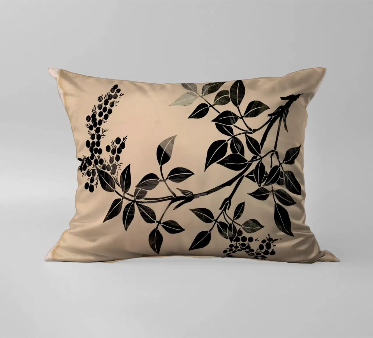 Abstract Art Minimal Plant 5 cuscino da Nadjaa