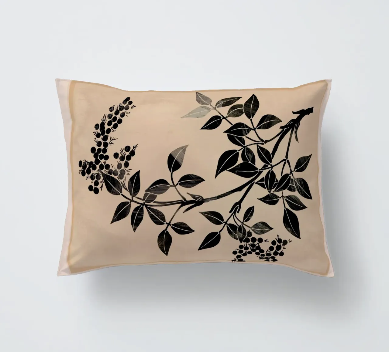 Abstract Art Minimal Plant 5 cuscino da Nadjaa