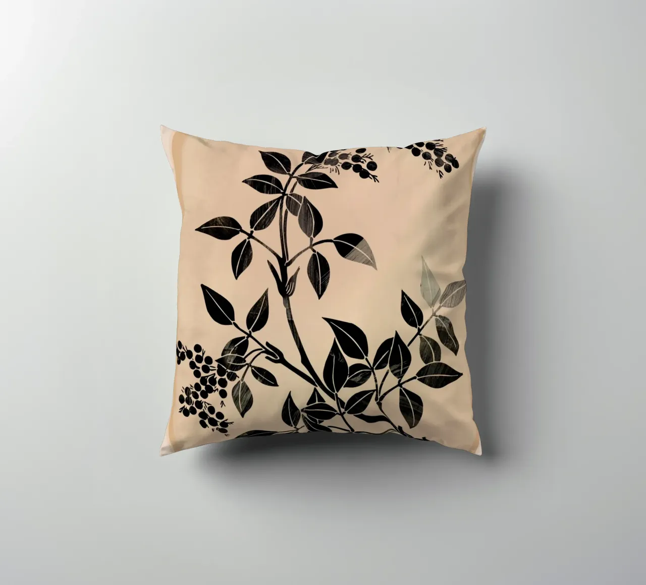 Abstract Art Minimal Plant 5 cuscino da Nadjaa