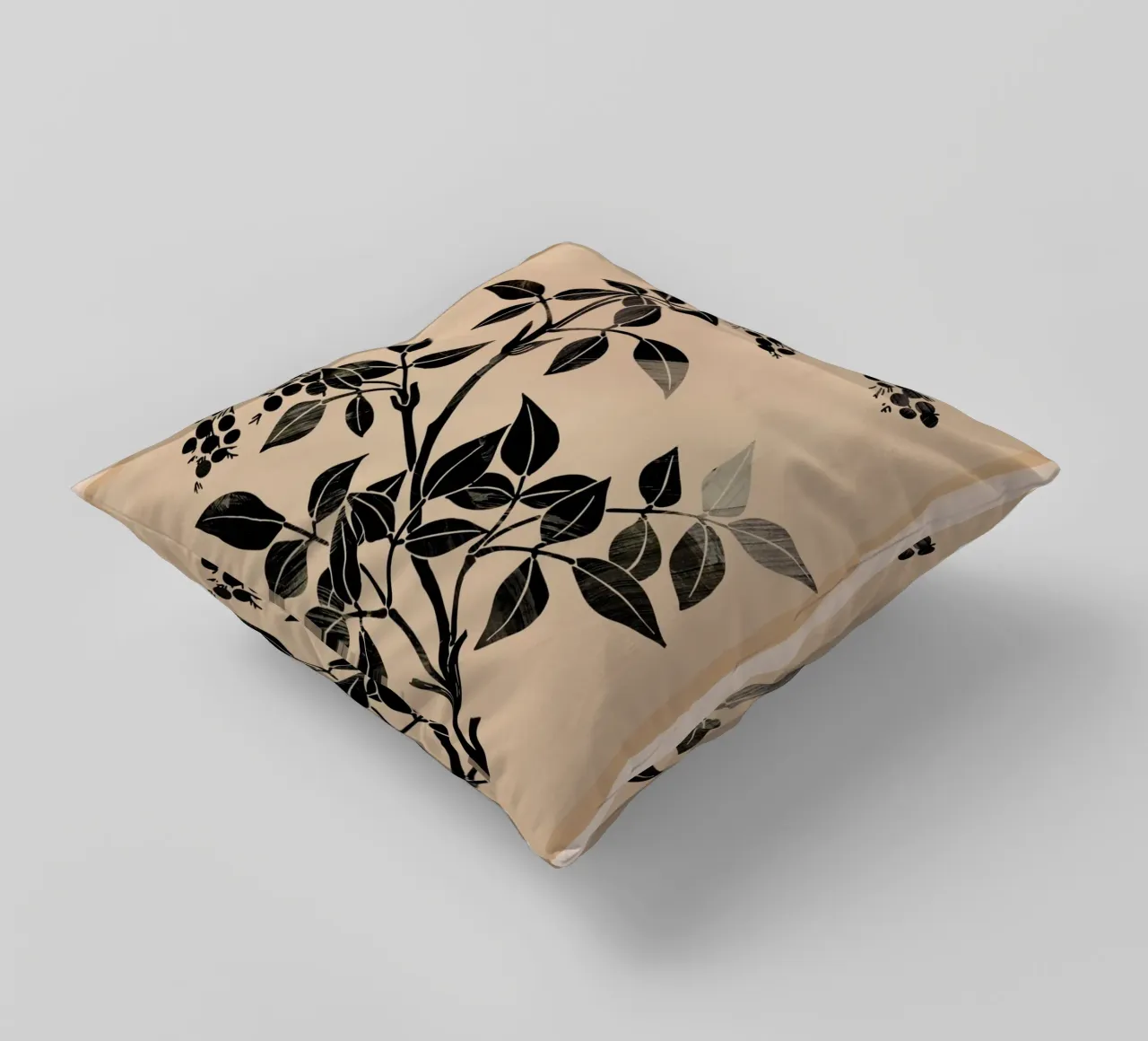 Abstract Art Minimal Plant 5 cuscino da Nadjaa