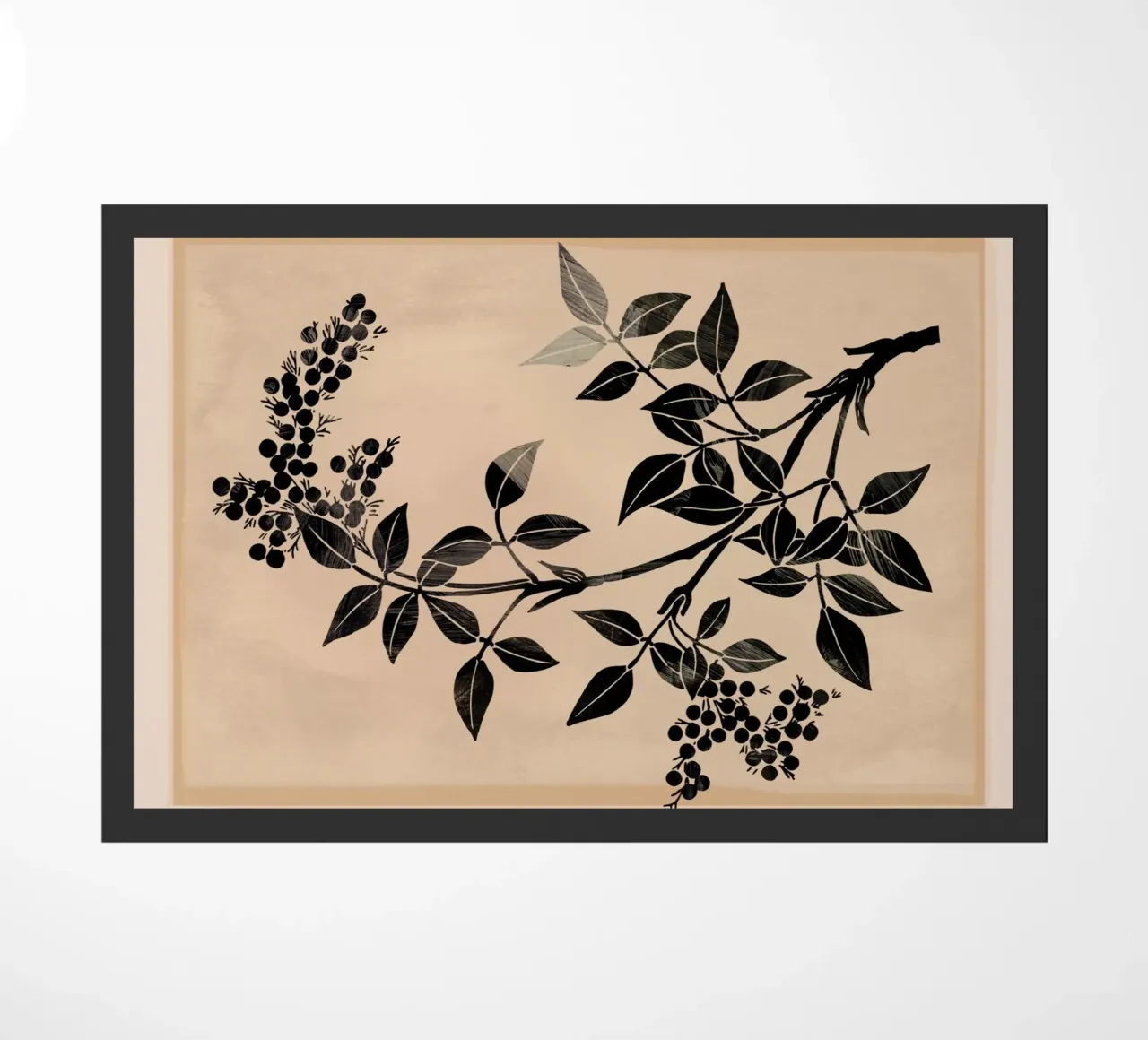 Abstract Art Minimal Plant 5 zerbino da Nadjaa
