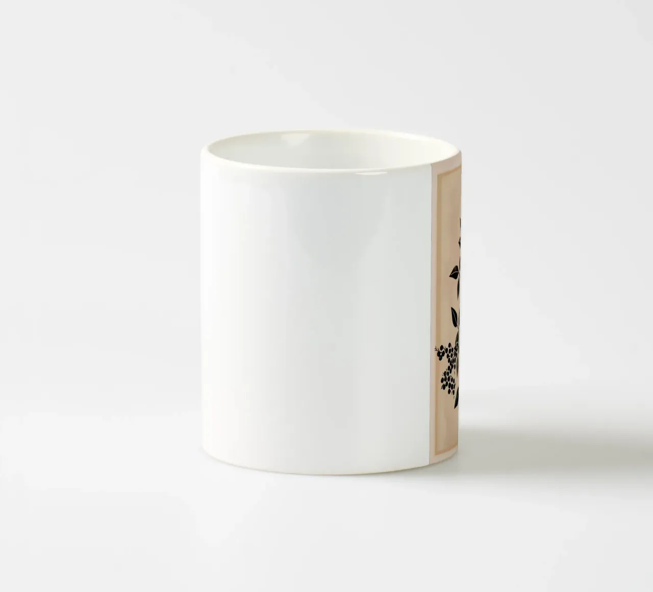 Abstract Art Minimal Plant 5 tazza in ceramica da Nadjaa