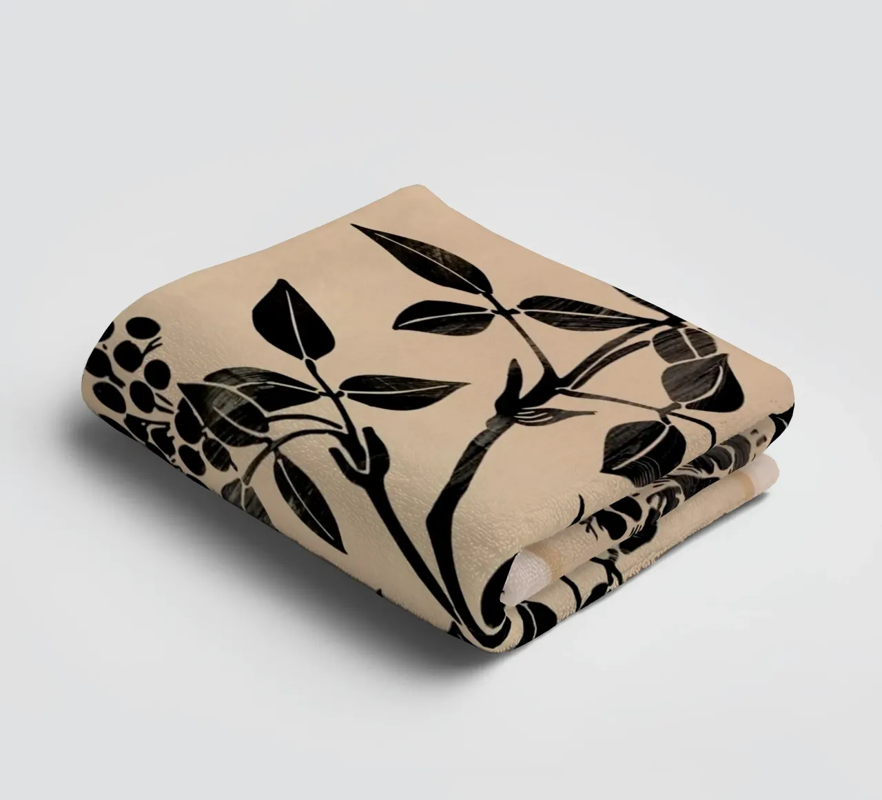 Abstract Art Minimal Plant 5 asciugamano da bagno da Nadjaa