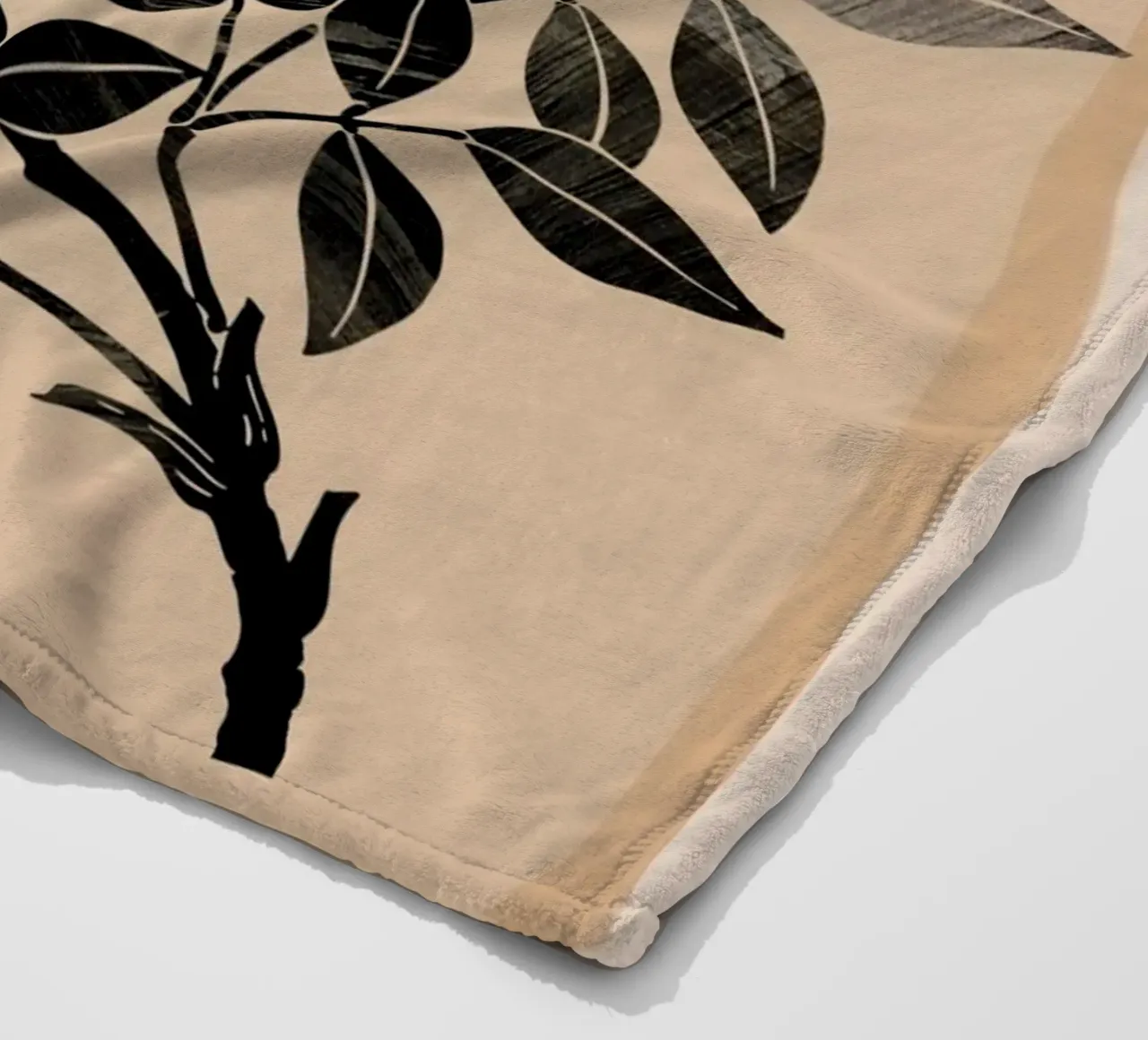 Abstract Art Minimal Plant 5 coperta in pile da Nadjaa