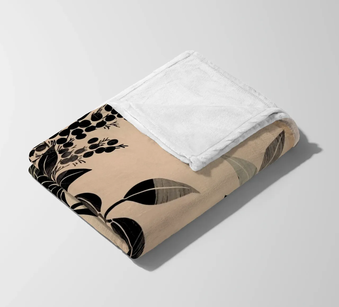 Abstract Art Minimal Plant 5 coperta in pile da Nadjaa