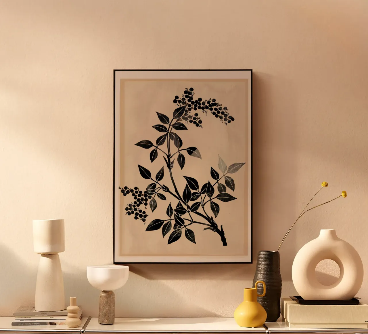 Abstract Art Minimal Plant 5 plexiglass da Nadjaa