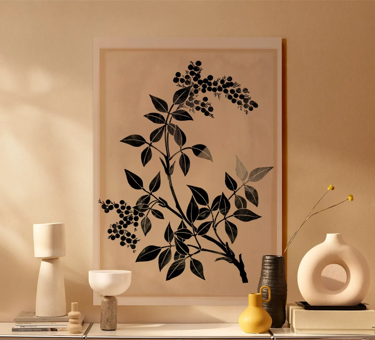 Abstract Art Minimal Plant 5 plexiglass da Nadjaa