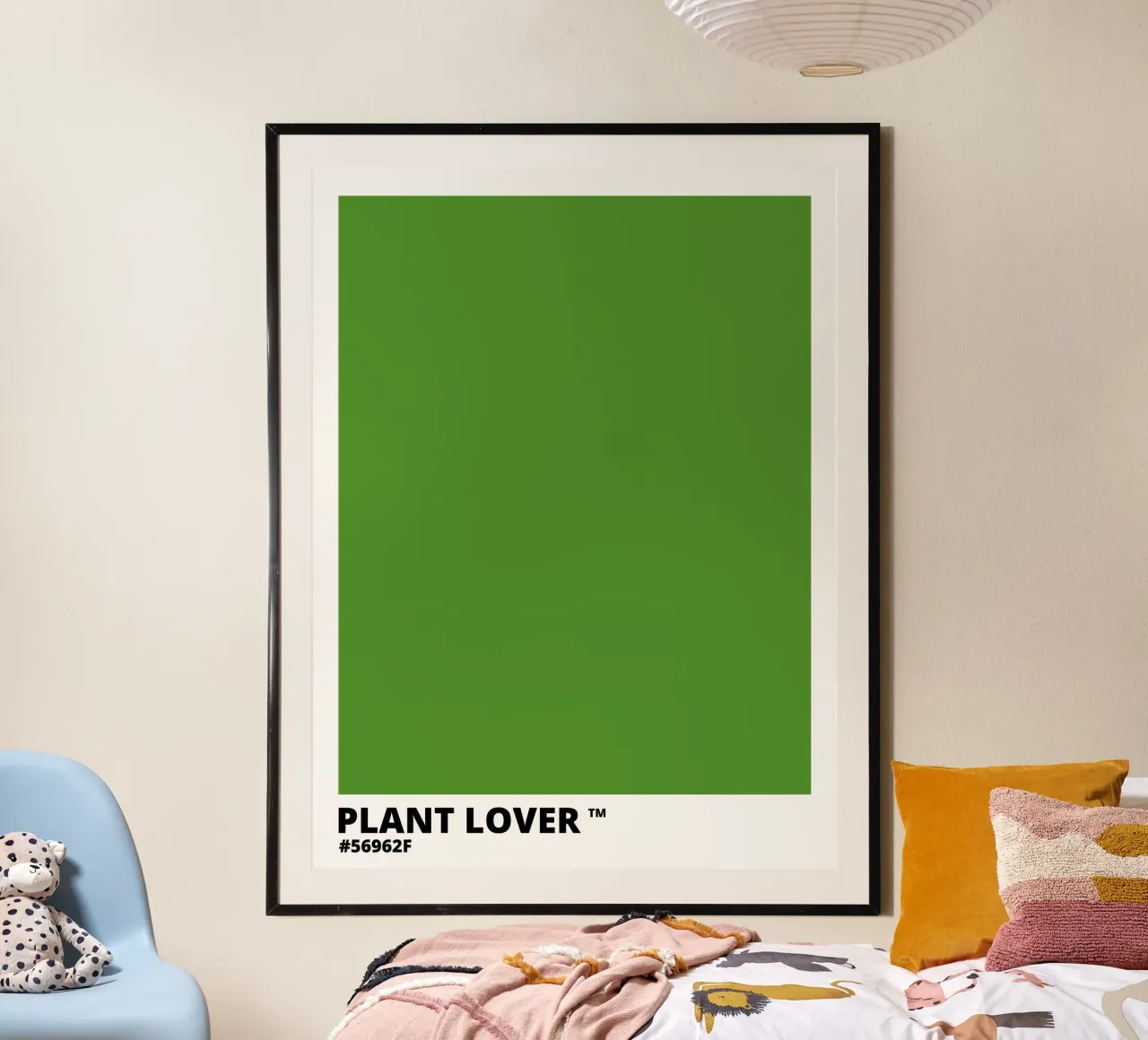 Plant Lover Green Color poster da Magnific