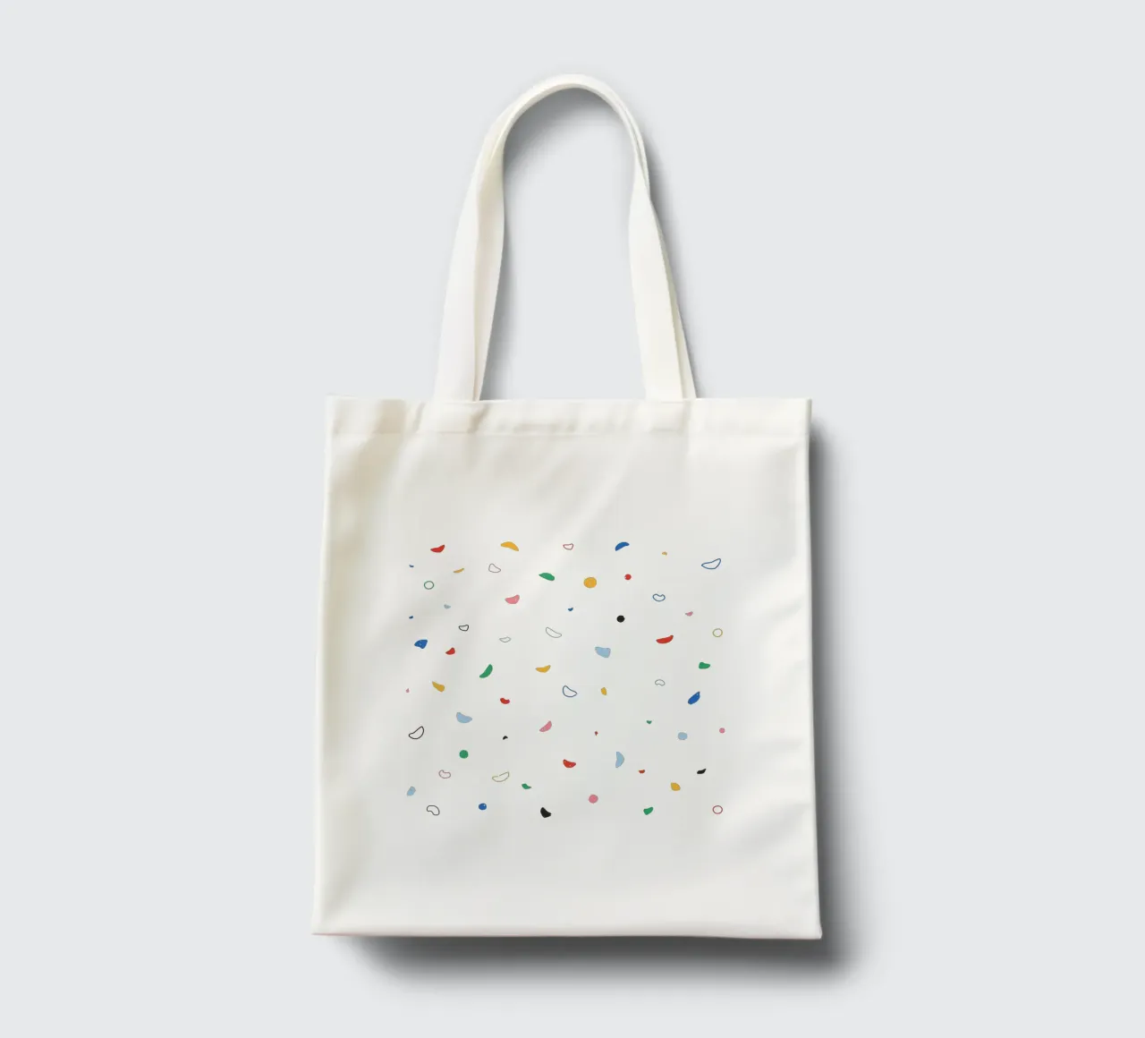 Parete di arrampicata colorata borsa in juta da justclimberthings