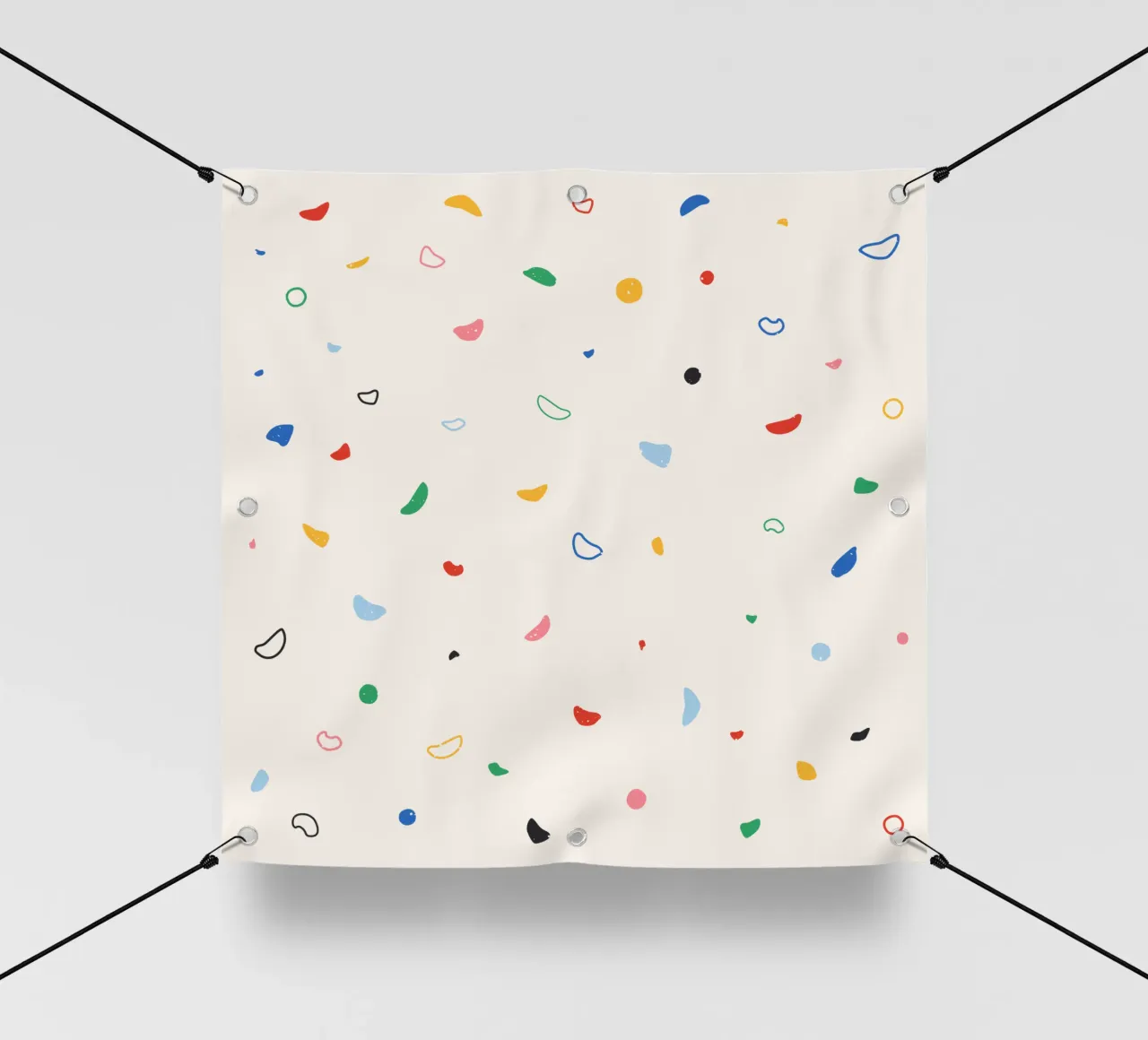 Parete di arrampicata colorata telo in pvc da justclimberthings