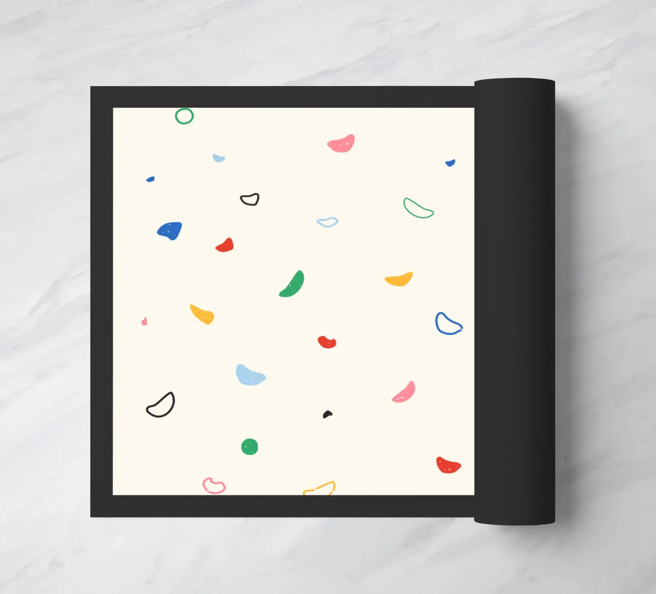 Parete di arrampicata colorata zerbino da justclimberthings