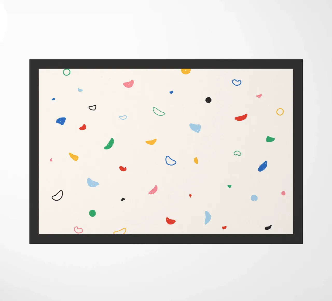 Parete di arrampicata colorata zerbino da justclimberthings