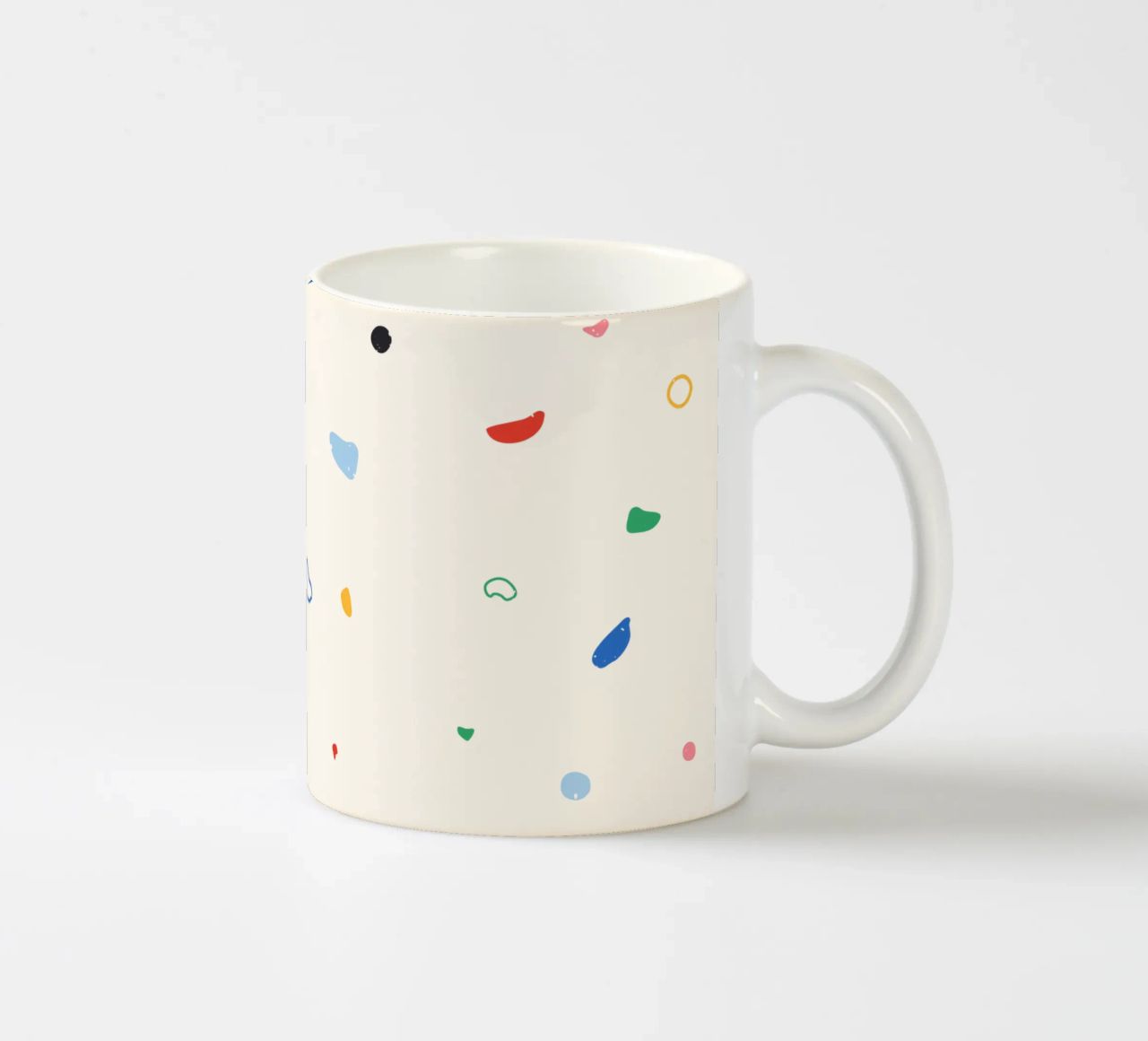 Parete di arrampicata colorata tazza in ceramica da justclimberthings