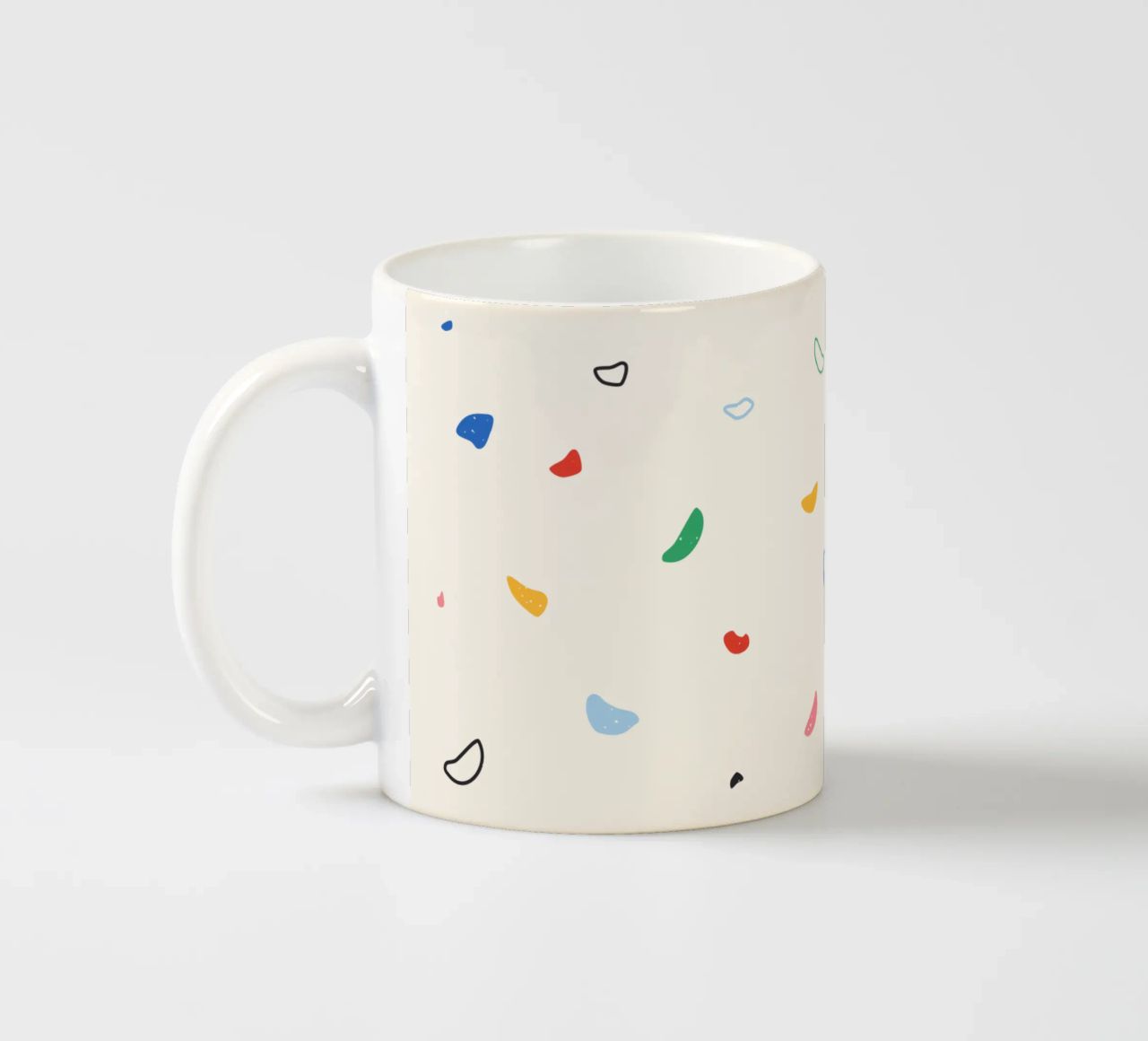 Parete di arrampicata colorata tazza in ceramica da justclimberthings