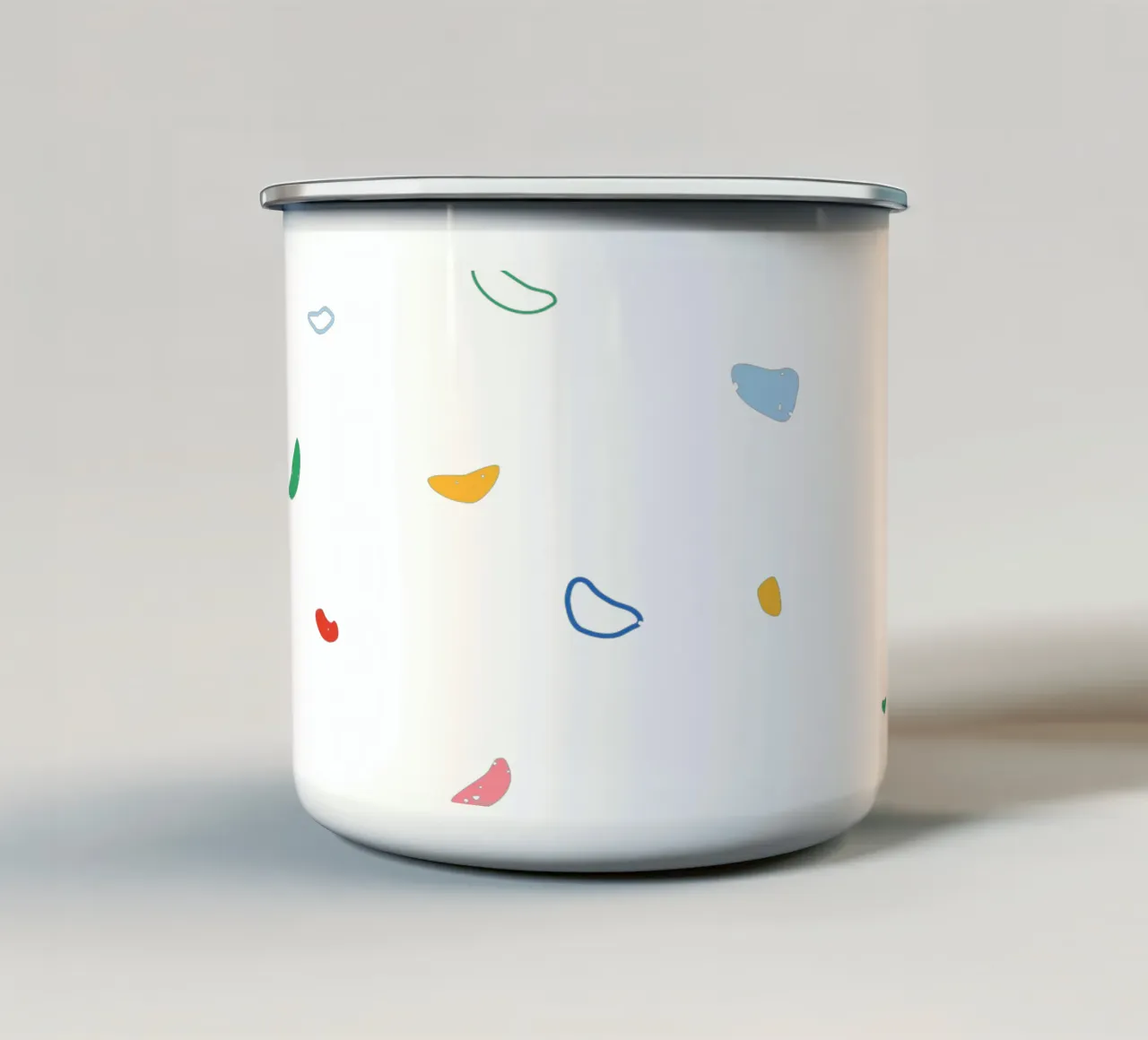Mur d'escalade coloré mug en émail de justclimberthings