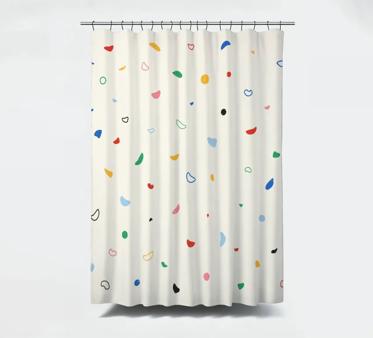 Parete di arrampicata colorata tenda da doccia da justclimberthings