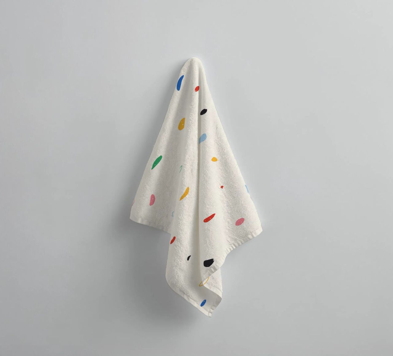 Parete di arrampicata colorata asciugamano da bagno da justclimberthings
