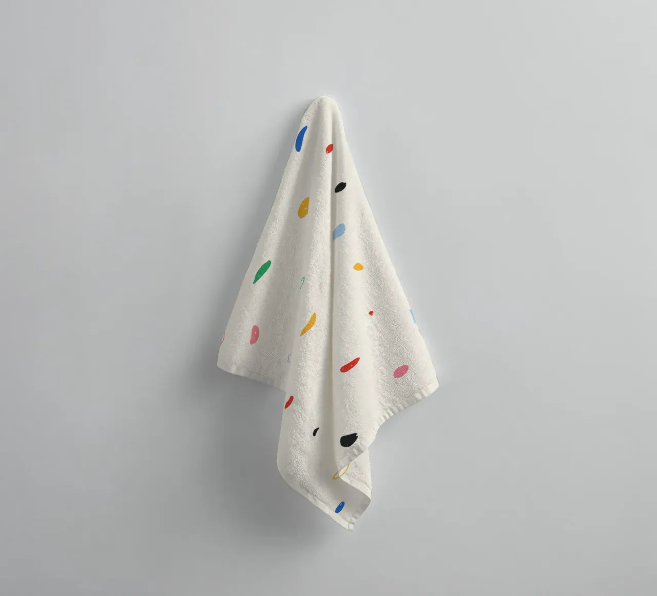 Colorful Climbing Wall towel by justclimberthings