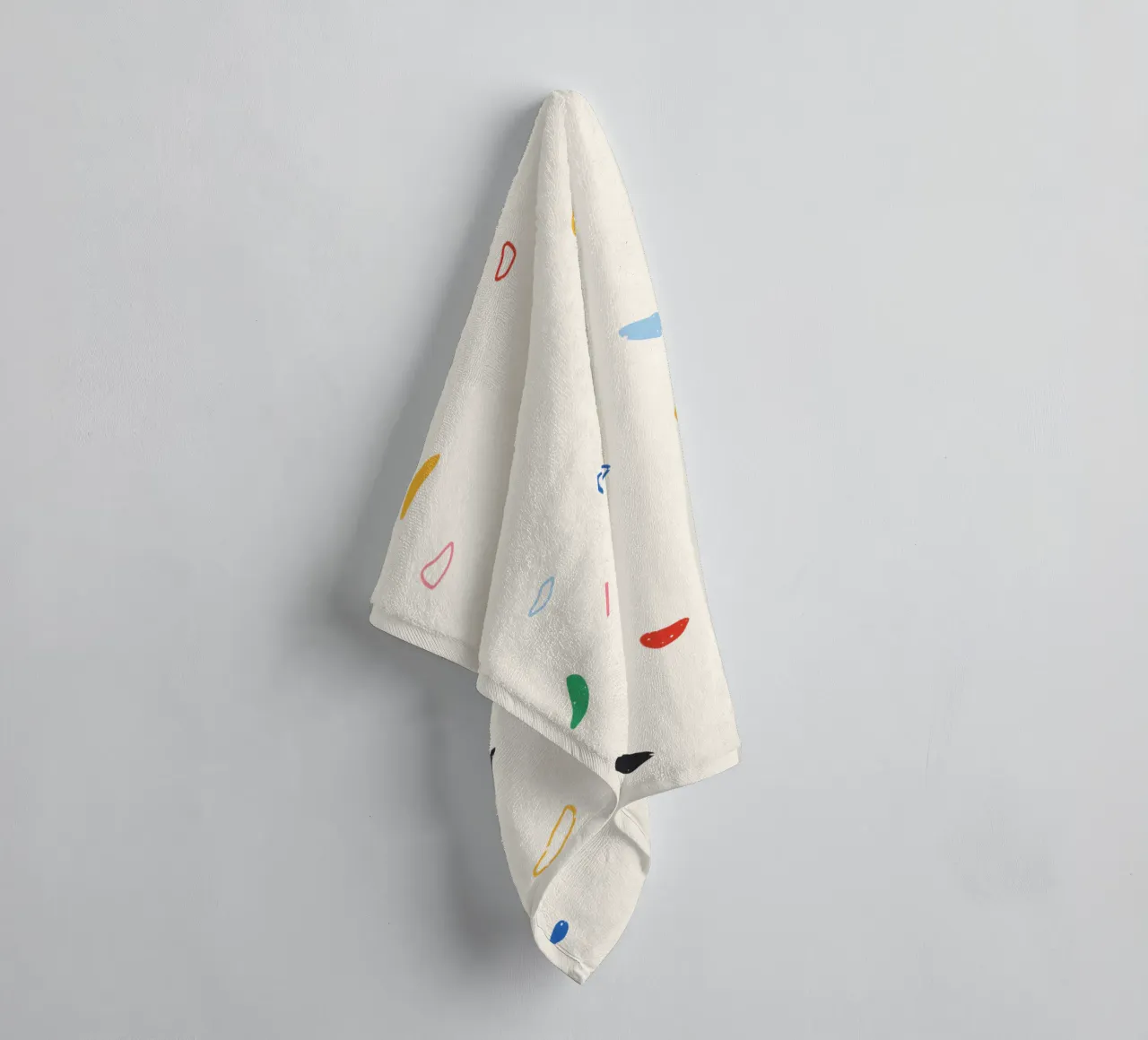 Colorful Climbing Wall towel by justclimberthings